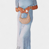 Balbina Két Darabos Ruha Nagy Dekoltázzsal és Kivágásokkal