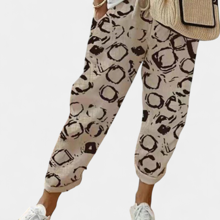 Mely Relaxált Vágású Vászon Nadrág Időtálló Tesztel