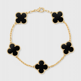 Négylábú Motívummal és Eleganciával Rendelkező Aranyozott Karkötő