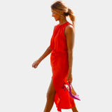 Liene - Elegáns Midi Ruha