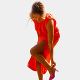 Liene - Elegáns Midi Ruha