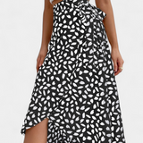 Saias Kameila Boho Aszimmetrikus Mintával