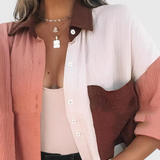 Juniper | Színes gombos blúz