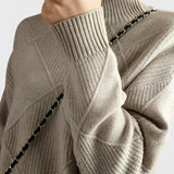 Jázmin | Magas nyakú kasmír pulóver