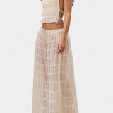 Eugenie szett plisszált toppal és szoknyával