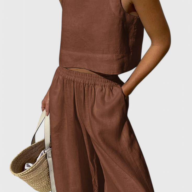 Avelina Minimalista Pamut és Vászon Szett