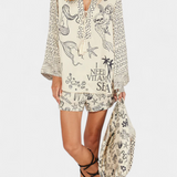 Amália Boho Ing Rugalmas Rövidnadrággal