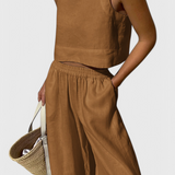 Avelina Minimalista Pamut és Vászon Szett