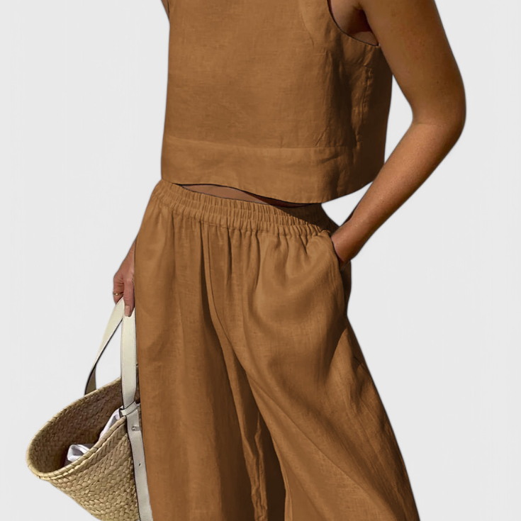 Avelina Minimalista Pamut és Vászon Szett