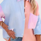 Juniper | Színes gombos blúz