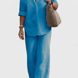 Skye Lin és Pamut Szett Szellős Siluettel