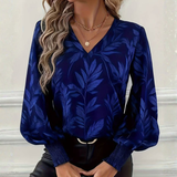 Paola | Elegáns Blúz Levélmintával