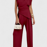 Aszimmetrikus Sofia Szettek Drapériás Vállakkal