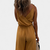 Donatila Overál Pamutból Oldalsó Vágásokkal és Keresztbe Nyakkivágással