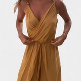 Donatila Overál Pamutból Oldalsó Vágásokkal és Keresztbe Nyakkivágással