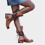 Caithlyn™ | Vintage Csizmák Fűzőkkel