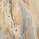 Magas Derékú Egyenes Nadrág Márvány Mintával