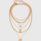 Geometrikus fém lánc nyaklánc