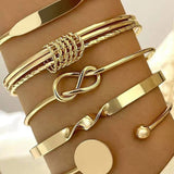 Nyitott geometriai lánc karkötő