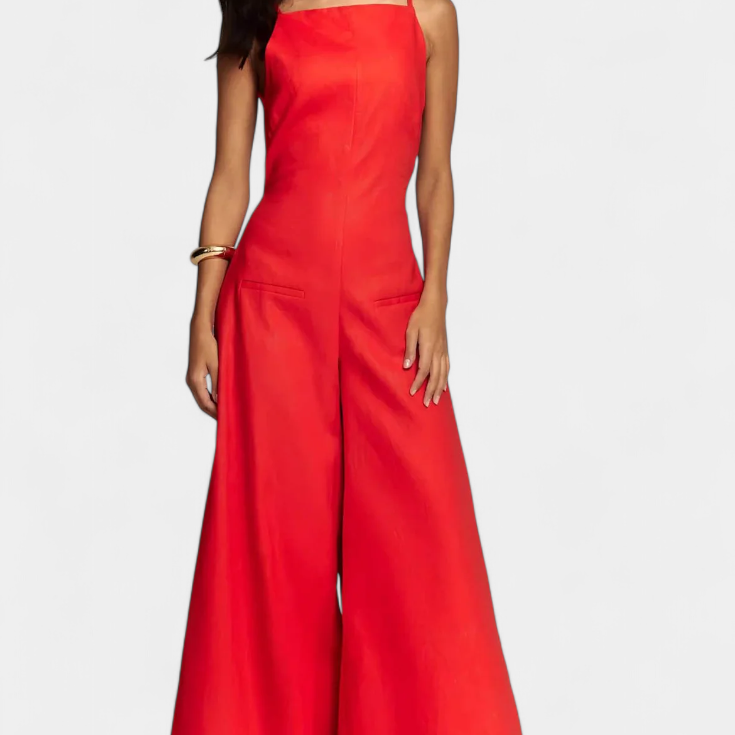 Belén Mono Halter Hosszú Nadrágokkal és Folyékony Eséssel