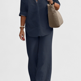 Skye Lin és Pamut Szett Szellős Siluettel