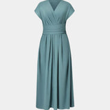 LYNN - Elegáns Keresztbe Kötött Ruha