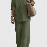 Skye Lin és Pamut Szett Szellős Siluettel