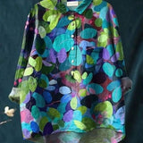 Lila | Elegáns virágmintás blúz