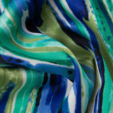 Magas Derékú Egyenes Nadrág Márvány Mintával