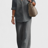 Skye Lin és Pamut Szett Szellős Siluettel