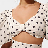 Sherine Puff Ujjú Felső és Szoknya Szett