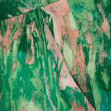 Magas Derékú Egyenes Nadrág Márvány Mintával