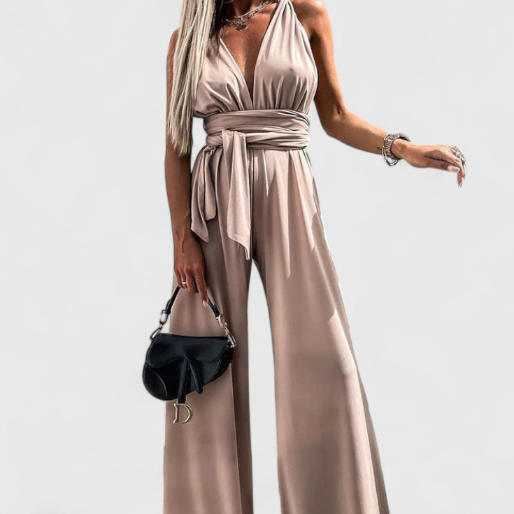 Ivana Mono Felsőrésze Fedeletlen Háttal és Keresztbe Csattant Pántokkal