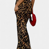 Elena Falda Maxi Slim leopárdmintával