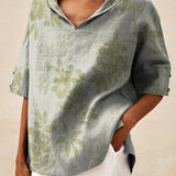 Andrea | Könnyű nyári virágmintás top