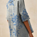 Andrea | Könnyű nyári virágmintás top