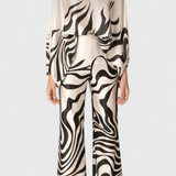 Sybella Két Darabos Szett Felső Vállakkal és Széles Nadrágokkal