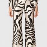 Sybella Két Darabos Szett Felső Vállakkal és Széles Nadrágokkal