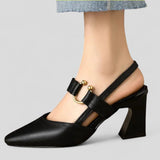 Melitina | Magas sarkú Sling cipők