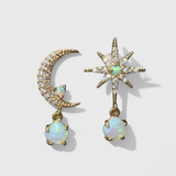 Hold és Csillag Fülbevalók Aranyban