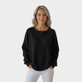 Hela™ | Waffle anyagú pulóver