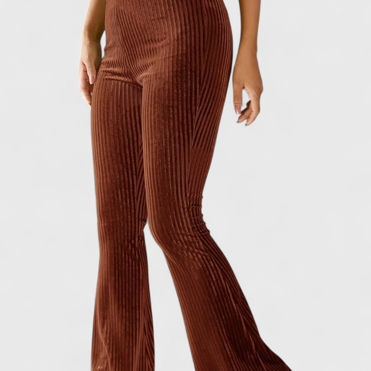 Egyszínű Velúr Nadrág