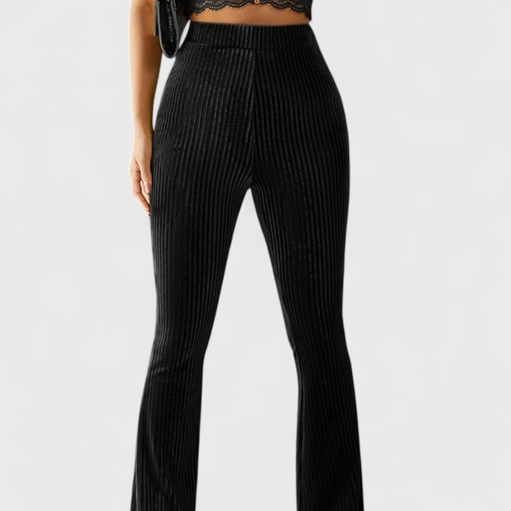 Egyszínű Velúr Nadrág