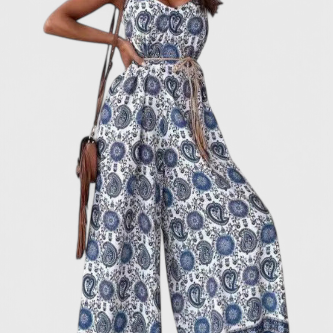 Gabriella Plati Széles Lábú Overall Merész Mintával