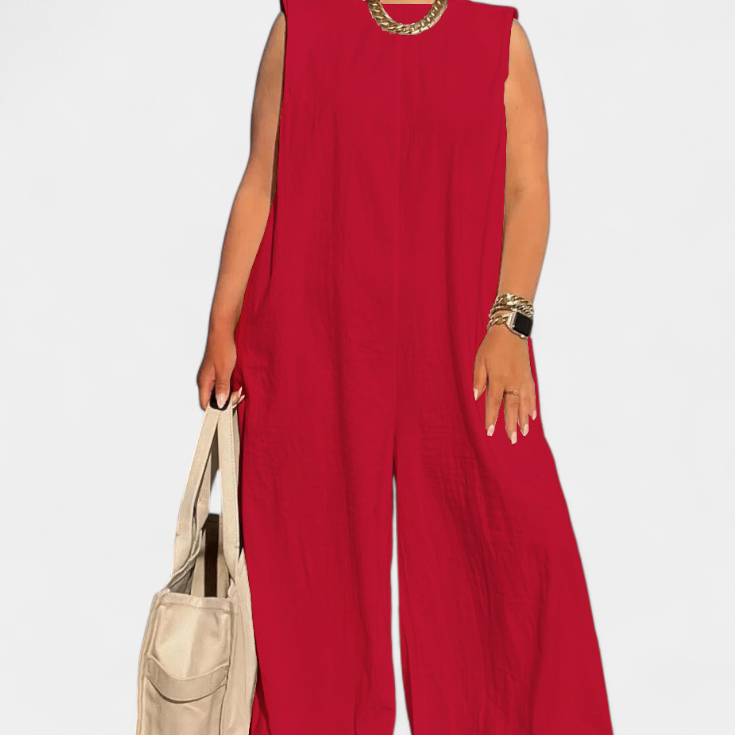 Airla Mono Oversize ujjatlan, széles lábakkal