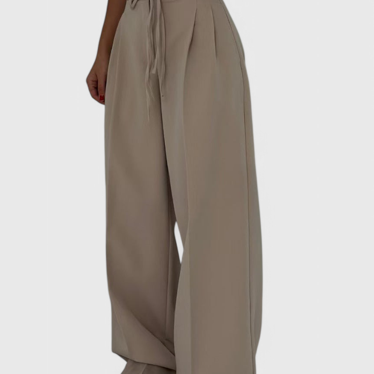 Sophie Plati széles lábú nadrág zsinórral