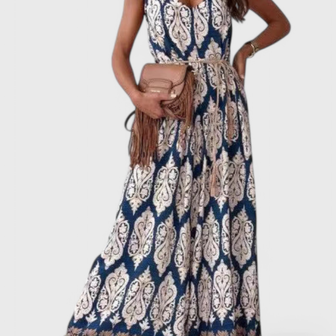 Gabriella Plati Széles Lábú Overall Merész Mintával