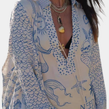 Amália Boho Ing Rugalmas Rövidnadrággal