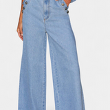 Ludovica Farmer Szett Elegáns Blézerrel és Bő Nadrággal