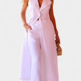 Eider szett hosszú mellénnyel és egyenes nadrággal